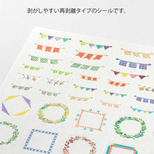 Load image into Gallery viewer, MIDORI Yuru Log Sticker 1 Sheet Decoration
