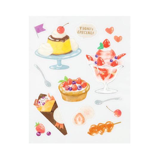 Midori GLOSSY TRANSFER STICKER for decoration 2699 Snack