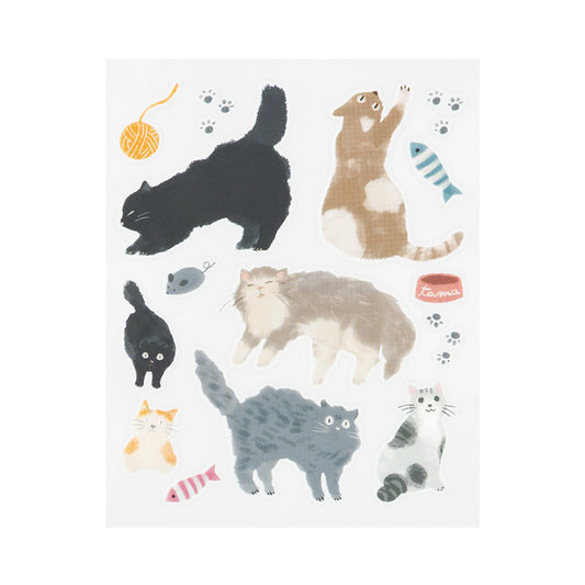 Midori GLOSSY TRANSFER STICKER for decoration 2700 Cat