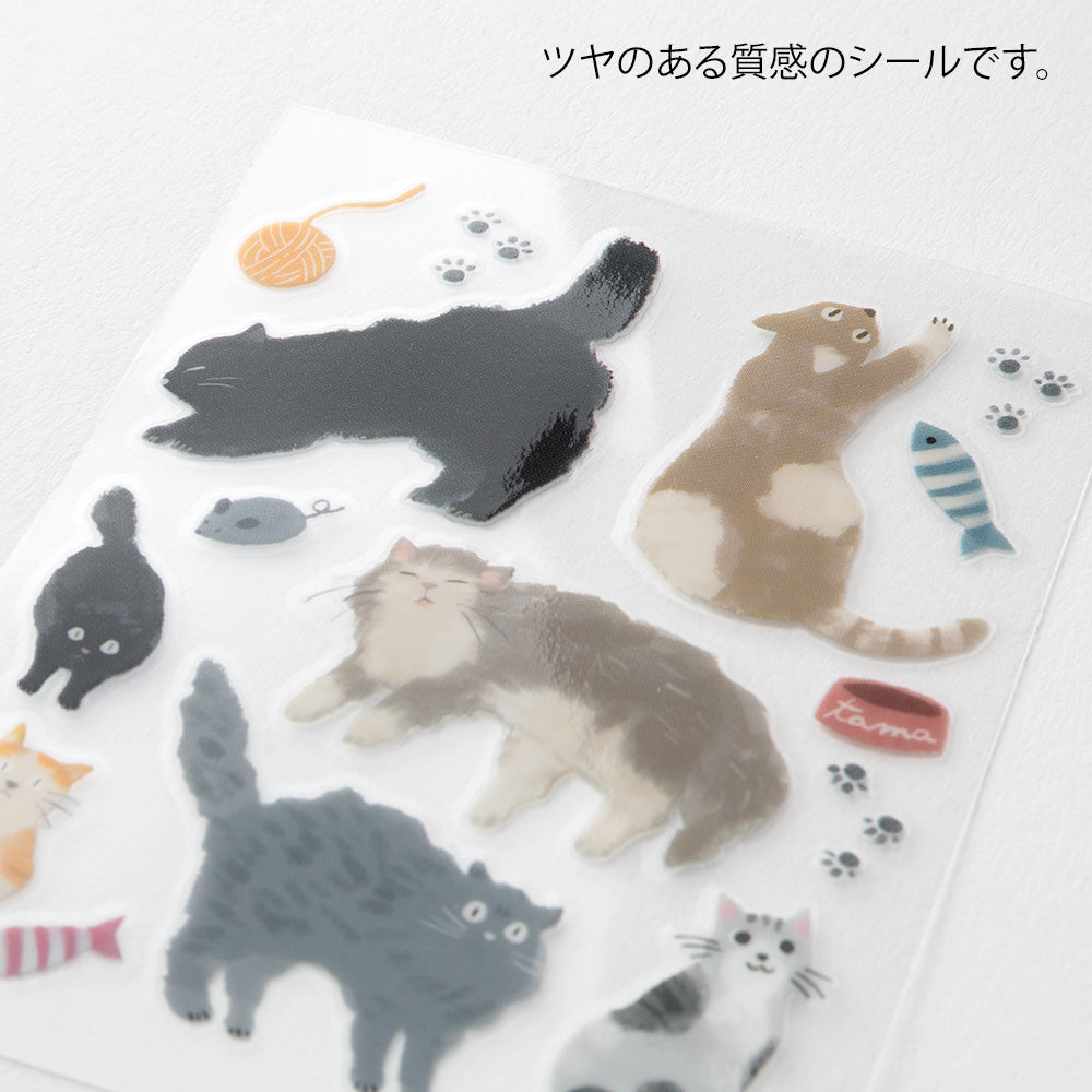 Midori GLOSSY TRANSFER STICKER for decoration 2700 Cat