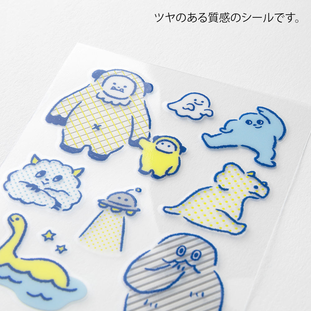 Midori GLOSSY TRANSFER STICKER for decoration 2701 Monster
