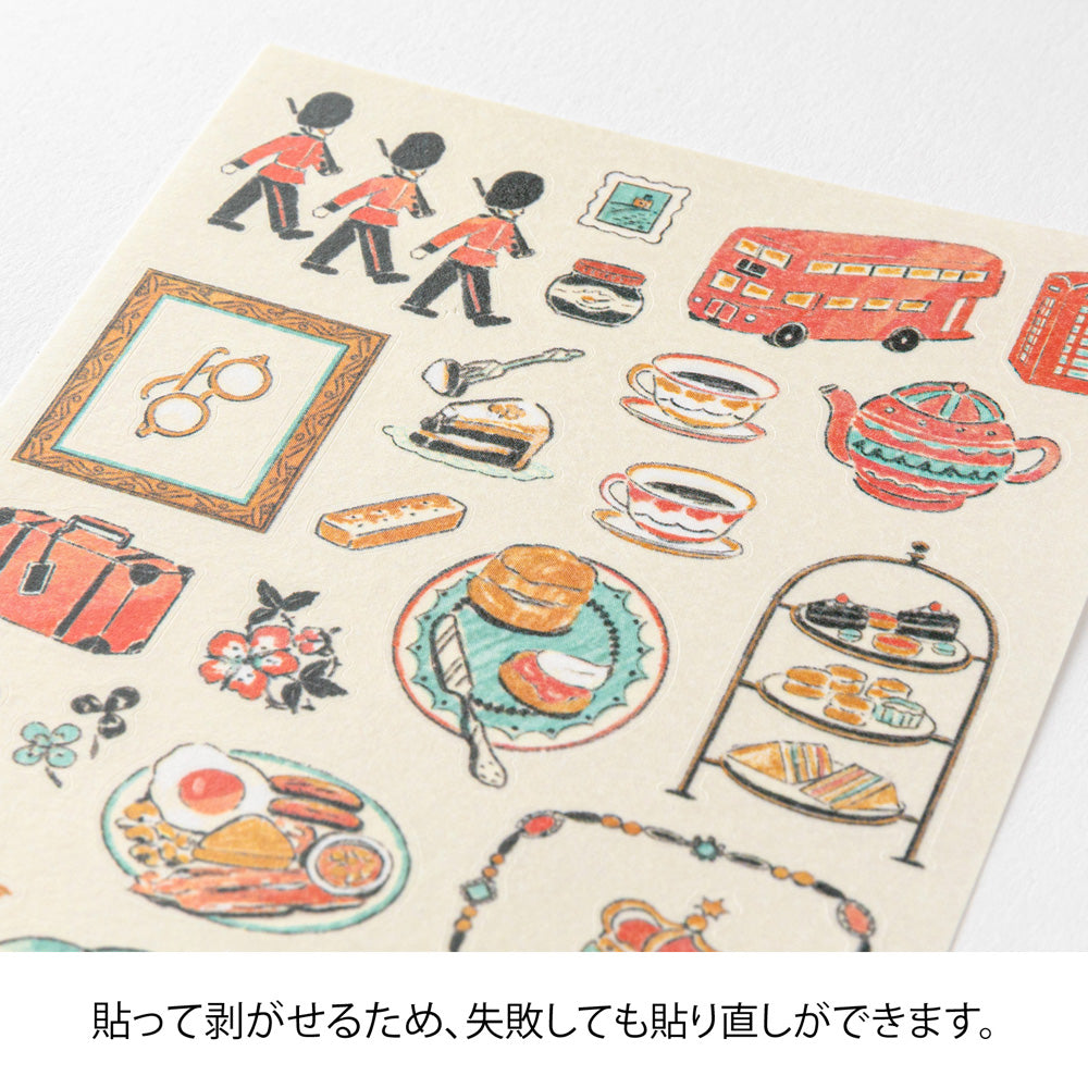 Midori Sticker 2710 British Motifs