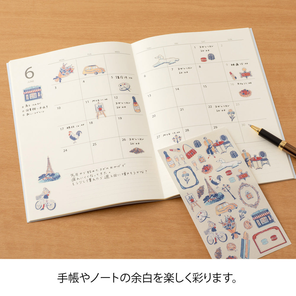 Midori Sticker 2711 French Motifs
