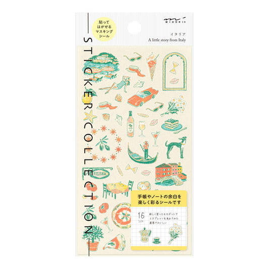 Midori Sticker 2712 Italian Motifs