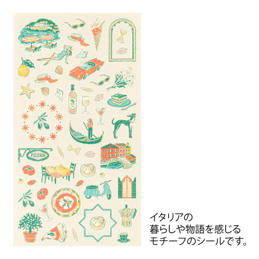 Midori Sticker 2712 Italian Motifs