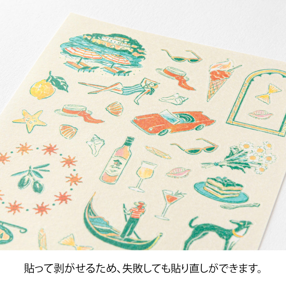Midori Sticker 2712 Italian Motifs
