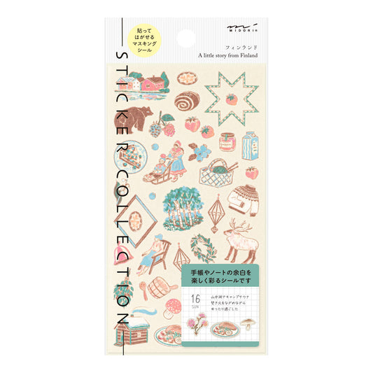 Midori Sticker 2714 Finnish Motifs