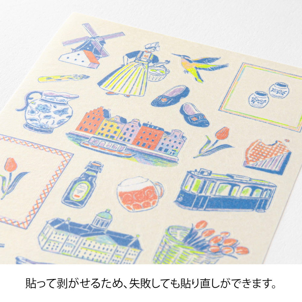 Midori Sticker 2715 Dutch Motifs