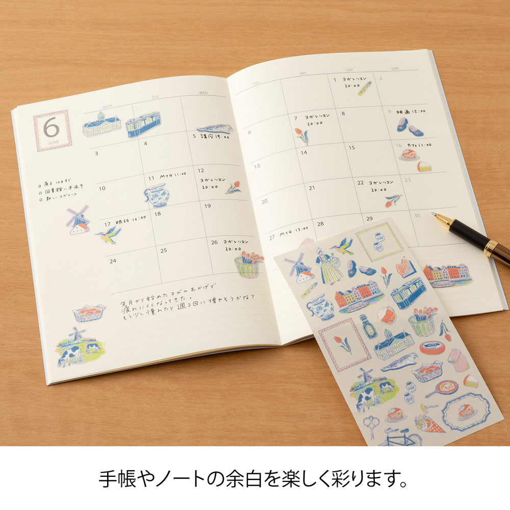 Midori Sticker 2715 Dutch Motifs