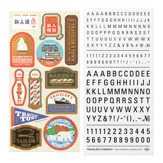 TRAVELER'S notebook Customized Sticker Set for Diary 2024