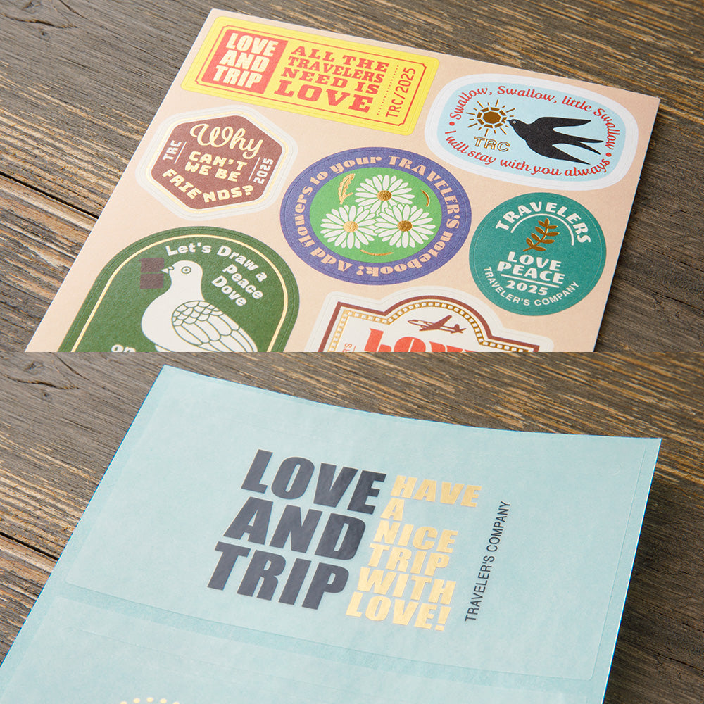 TRAVELER'S notebook Customized Sticker Set for Diary 2025