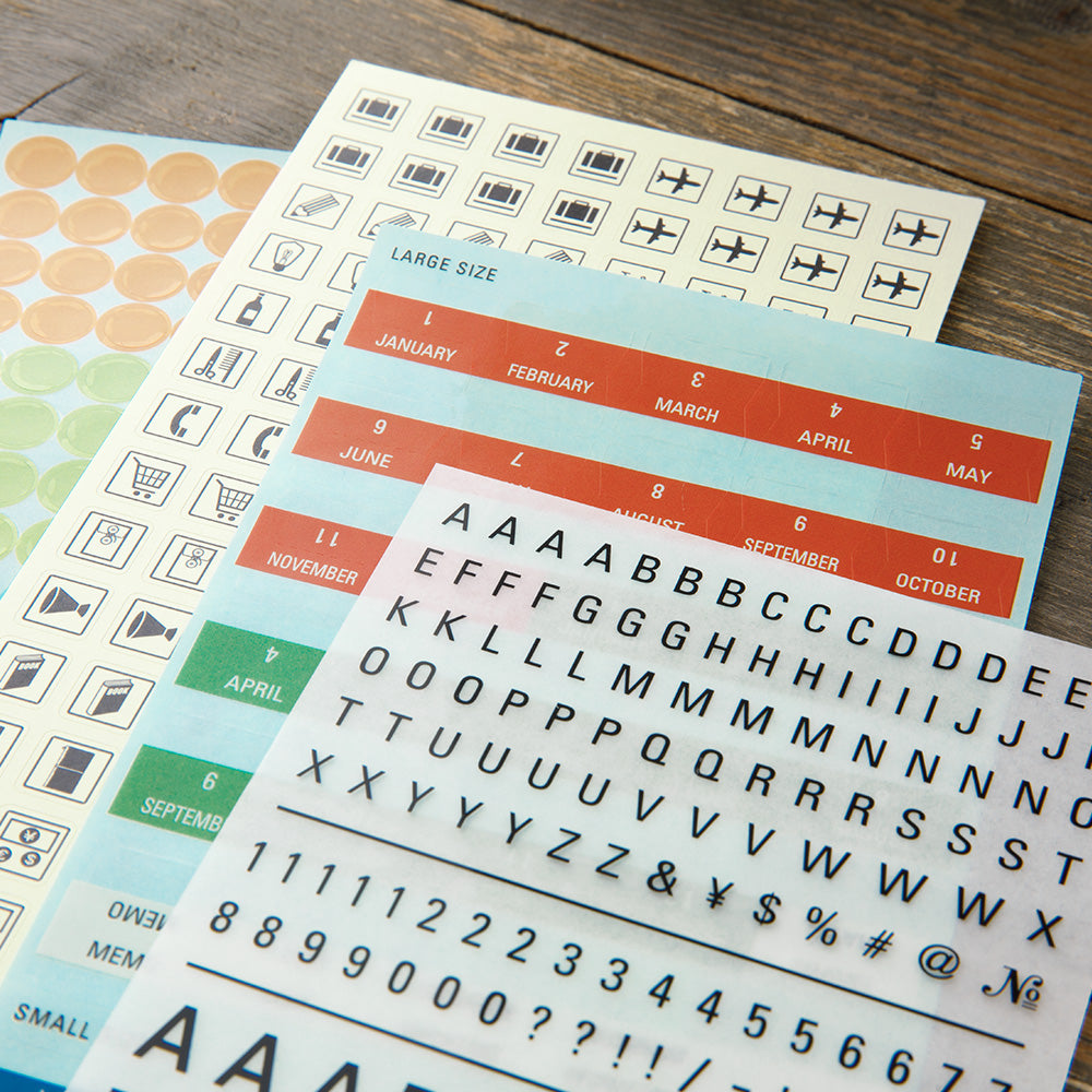 TRAVELER'S notebook Customized Sticker Set for Diary 2025