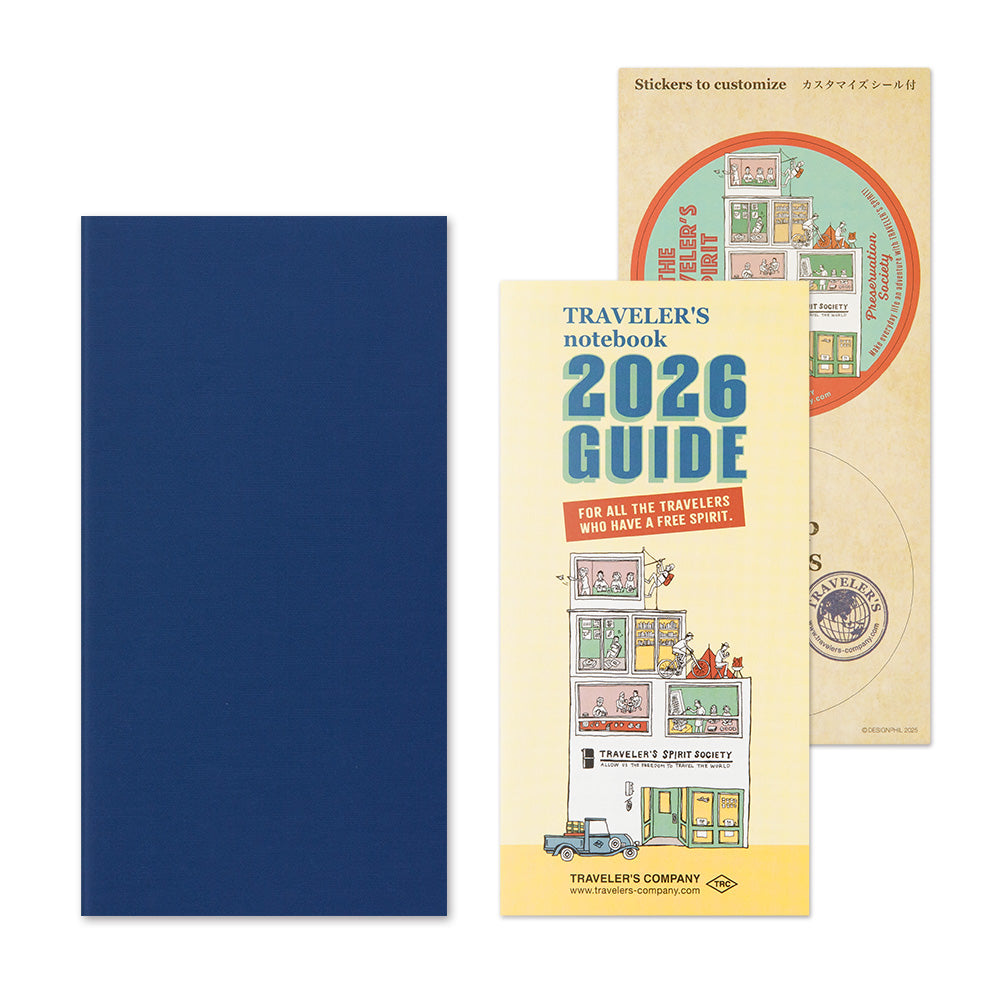 TRAVELER’S notebook Diary 2026 Weekly + Memo Second Half