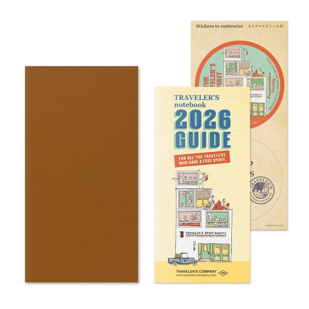 TRAVELER’S notebook Diary 2026 Weekly Vertical Second Half