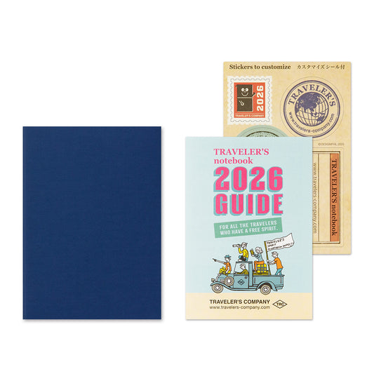 TRAVELER’S notebook Diary Passport 2026 Weekly Second Half