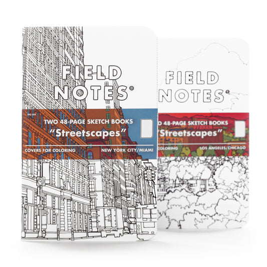 Field Notes: 2-Packs Streetscapes Sketch Book