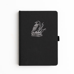 Archer & Olive A5 Dot Grid Notebook- Raven & Books