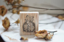 Load image into Gallery viewer, Black Milk Project- Jar of Blooms Rubber Stamp
