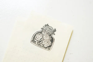 Black Milk Project- Jar of Blooms Rubber Stamp