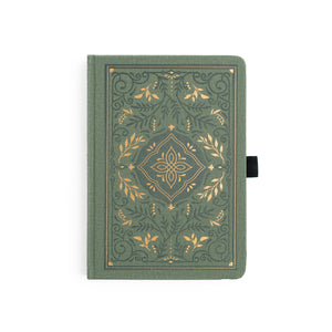Archer & Olive A5 Dot Grid Notebook- Storybook In Vintage Olive