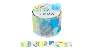 MDS - KINGJIM SODA Transparent Masking Tape Vol.3 30mm Collage