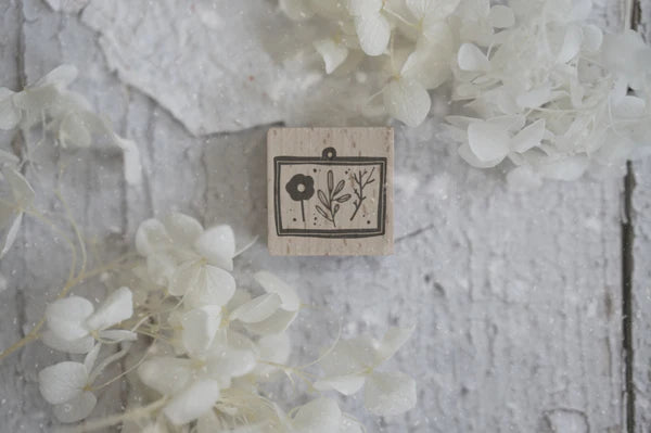 Black Milk Project- Moments II - Flower Frame Rubber Stamp