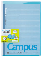 Load image into Gallery viewer, Kokuyo Campus Cover Notebook with Print Storage Pocket
