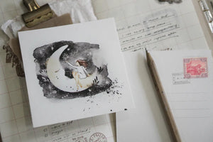 Black Milk Project- Prayer Series - Moon Postcard