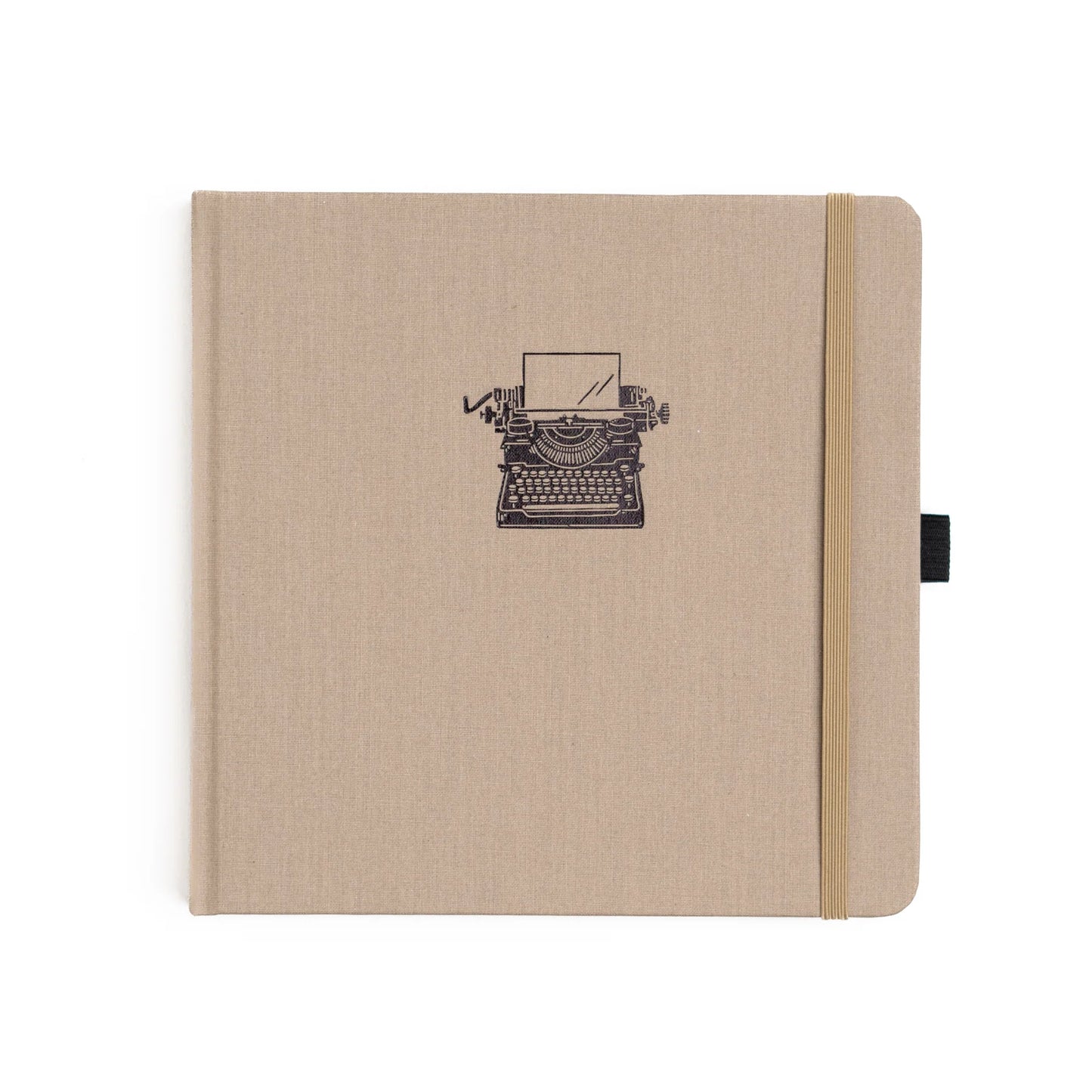 Archer & Olive Square Dot Grid Notebook- Vintage Typewriter