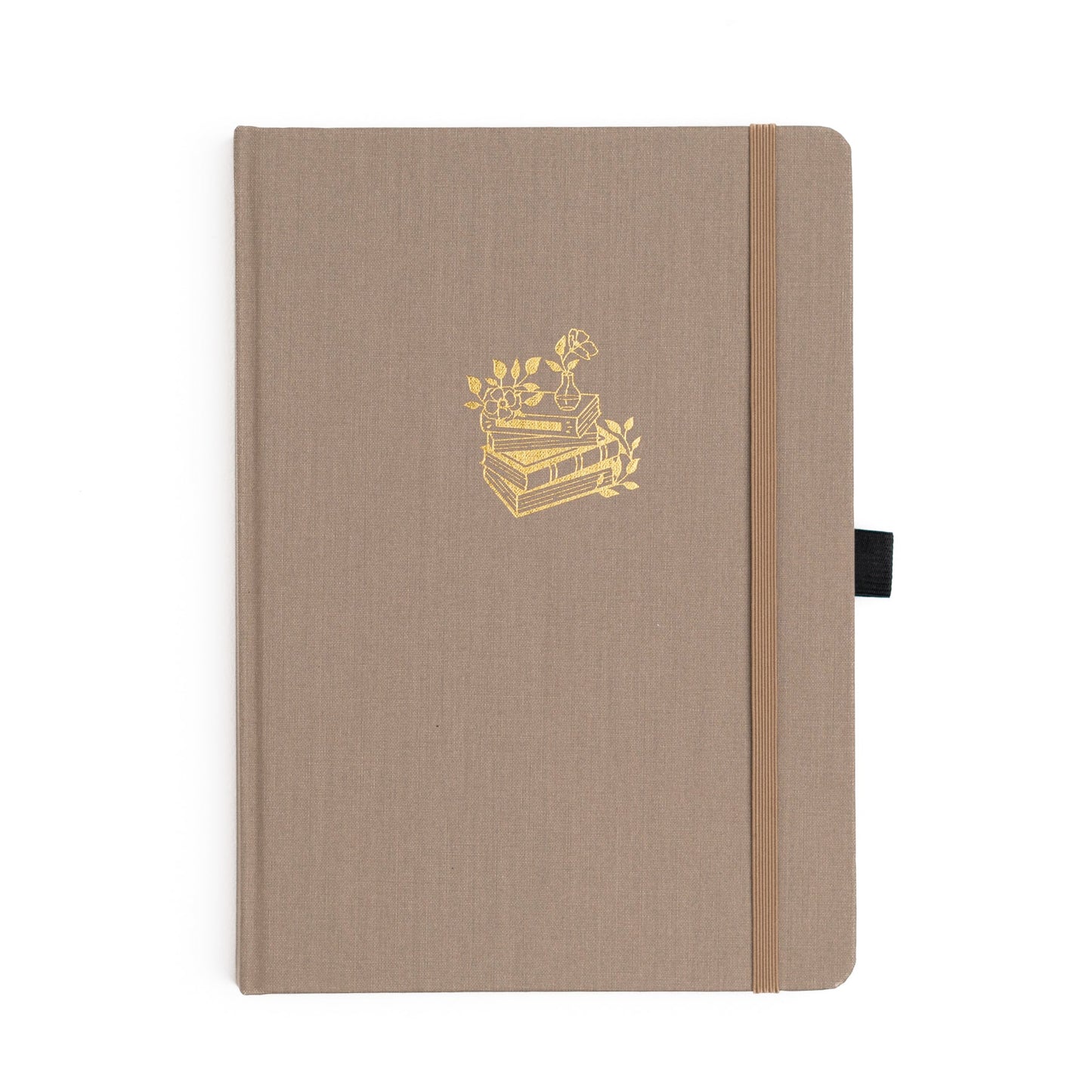 Archer & Olive B5 Dot Grid Notebook- Books & Flowers