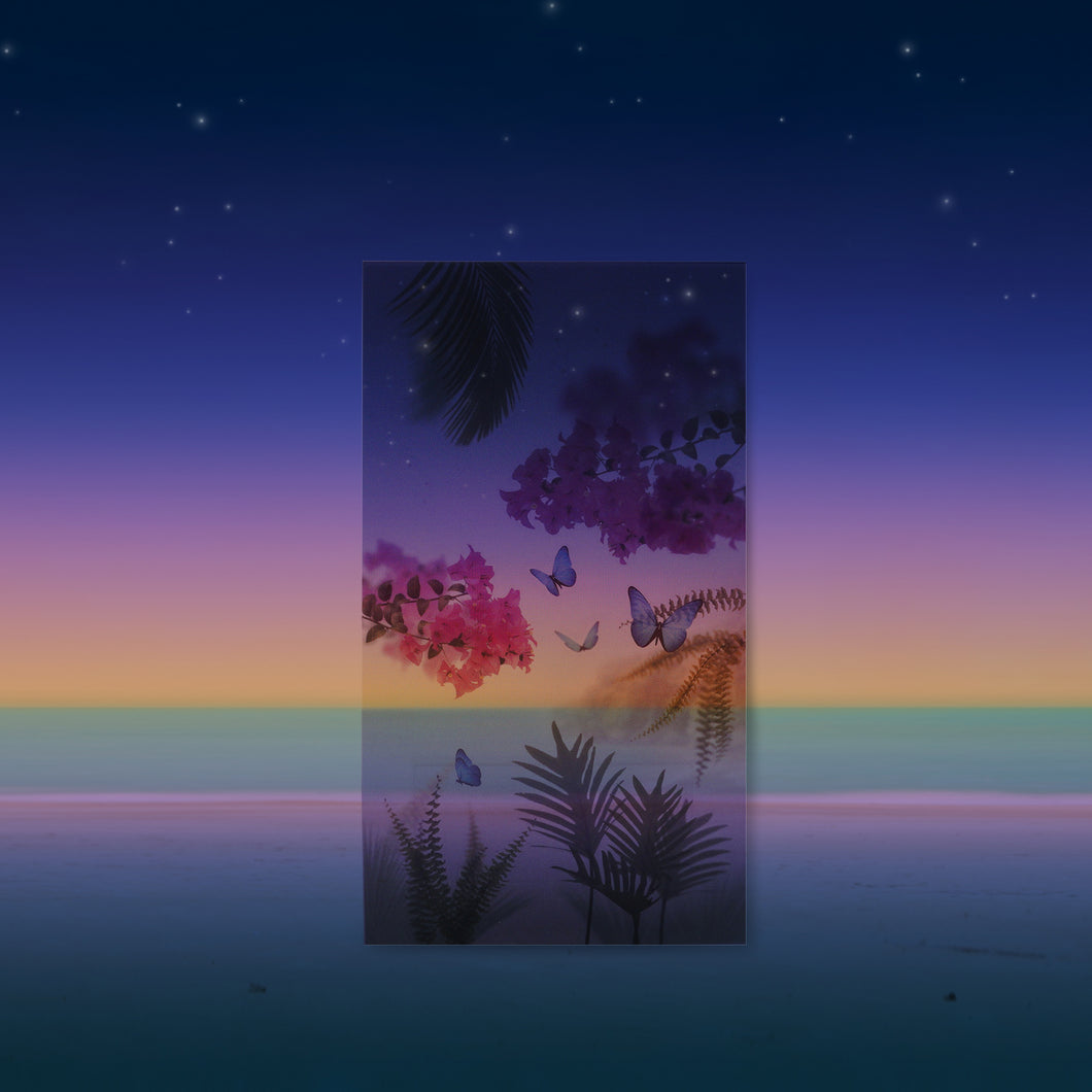 Appree Nature Scene Sticker - Tropical Night