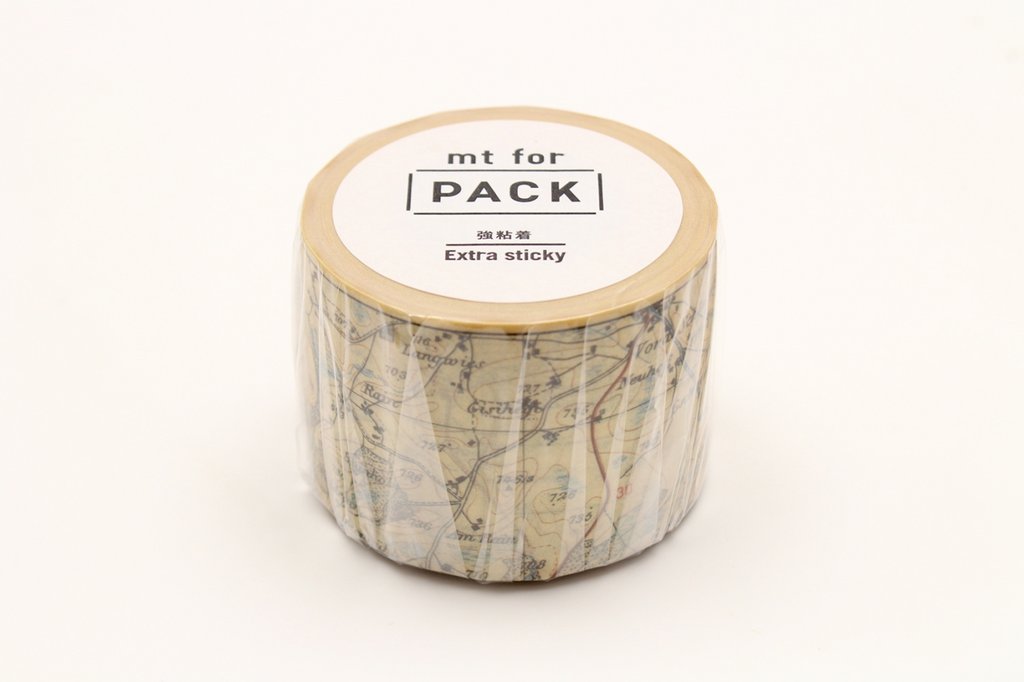 MT For Pack Permanent Tape Vintage Map