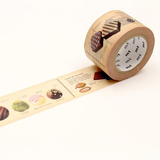 MT EX Washi Tape Encyclopedia Chocolate