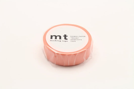 MT Solids Washi Tape - Salmon Pink