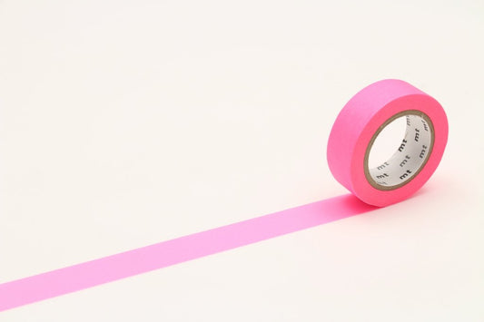 MT Solids Washi Tape - Shocking Pink