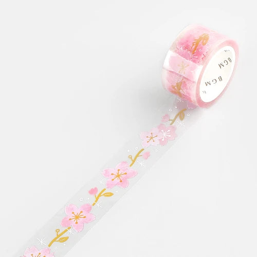 BGM Clear Tape-  Cherry blossoms