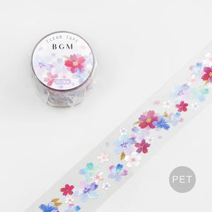 BGM Clear Tape-  Cherry blossoms light