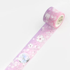 BGM Washi Tape- Cherry blossoms Full Moon