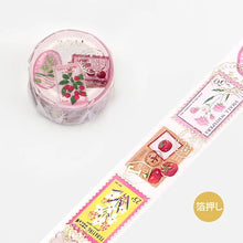 Load image into Gallery viewer, BGM Washi Tape- Post Office * Plant Pink
