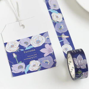 BGM Washi Tape- Midnight Blossom