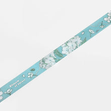 Load image into Gallery viewer, BGM Washi Tape- Aquamarine Blossom
