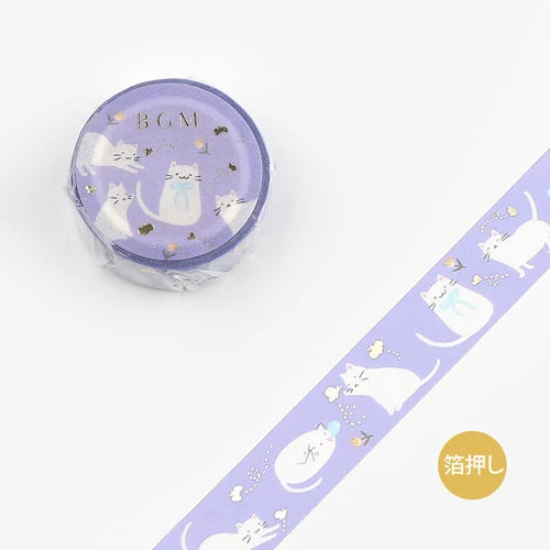 BGM Washi Tape- Cats and Butterflies