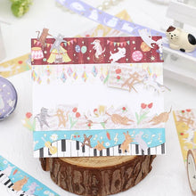 Load image into Gallery viewer, BGM Washi Tape- Cats and Butterflies
