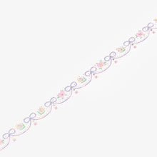 Load image into Gallery viewer, BGM Washi Tape- Purple Embroidery
