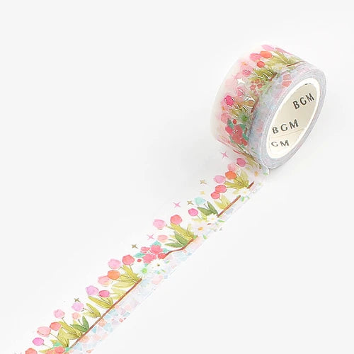 BGM Washi Tape- Tulip Garden
