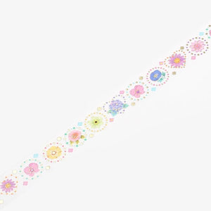 BGM Washi Tape- Circle Flower