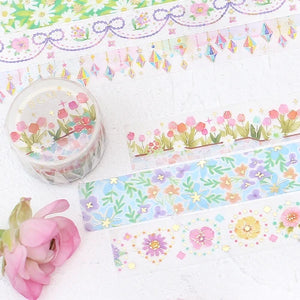 BGM Washi Tape- Circle Flower