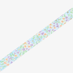 BGM Washi Tape- Blue Flower Garden