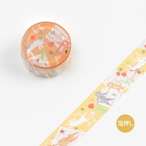 BGM Washi Tape- Cat Song