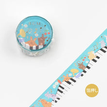 Load image into Gallery viewer, BGM Washi Tape- Piano
